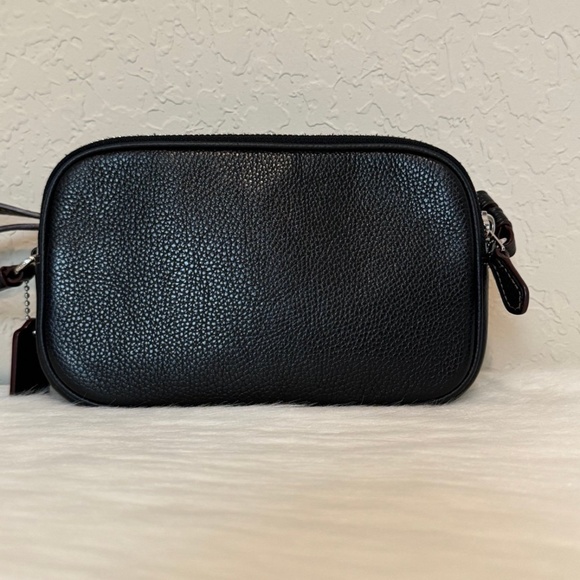 Coach Crossbody Pouch in Pebble Leather with Butterfly Appliqué - Picture 3 of 12